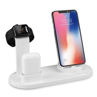 3-in-1 Wireless Charger for Apple Devices and Headphones